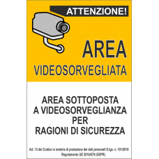 cartello  videosorveglianza